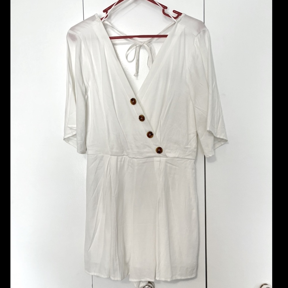 White Woman’s Romper